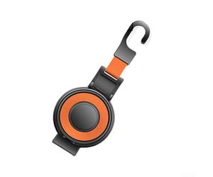 Gancio per poggiatesta auto in ABS 3 in 1, supporta cellulari, bottiglie d'acqua e borse, adatto per poggiatesta dei sedili standard (arancione)