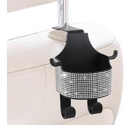 Gancio per poggiatesta per auto, appendiabiti e portabicchieri, supporto per borse e portafogli, per auto, SUV, camion, viaggi su strada, uscite in famiglia e vacanze