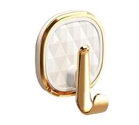 Gancio per porta, autoadesivo, 6,8 x 6 x 3,5 cm, gancio da doccia resistente impermeabile, organizer per asciugamani, tessuto, chiavi e cappotti per bagno, camera da, cucina, ingresso