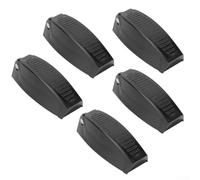 Gancio per porta camper, confezione da 5, kit di ganci a molla in plastica per rimorchio da viaggio, per roulotte, camper e quinta ruota, fissaggio sicuro per porta in nero o bianco (bianco)