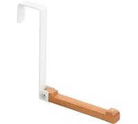 Gancio per Porta, Pieghevole Attaccapanni da Porta per Cappotto Borsa, Gancio Della Porta del Bagno, Ganci Appendiabiti da Porta per Cucina Camera da Letto (Bianco)