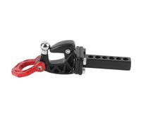 Gancio per Rimorchio con Gancio in Metallo RC Parte di Aggiornamento Durevole per Cingolato SCX10 RC Esperienza di Guida Realistica Materiale in Alluminio (rosso)