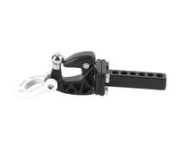 Gancio per Rimorchio con Gancio in Metallo RC Parte di Aggiornamento Durevole per Cingolato SCX10 RC Esperienza di Guida Realistica Materiale in Alluminio (SILVER)