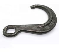 Gancio Per Rimorchio Per Auto A Ostacoli Tipo J Gancio Doppio Per Catena Sospesa 4T / 5T, Gancio Per Catena Di Trasporto Gancio A J Gambo Lungo, Gancio Per Artiglio Zincato, Cordino Per Aggancio C