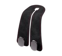 Gancio Per Ripostiglio Su Schienale Sedile Auto | Gancio universale in pelle PU con doppio metallo - per poggiatesta auto - Per Viaggio, Gita in Auto, Guida Quotidiana, Campeggio Estivo, Pendol