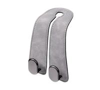 Gancio Per Ripostiglio Su Schienale Sedile Auto | Organizzatore Universale in Doppio Metallo e Pelle PU,Gancio portaoggetti per sedile auto,Viaggi Stradali Guida Quotidiana Campeggio Estivo Commute Pi