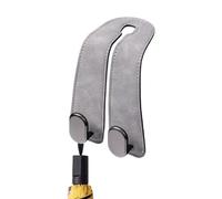 Gancio Per Ripostiglio Su Schienale Sedile Auto | Organizzatore Universale In Pelle PU E Doppio Metallo,Ganci per Sedile Auto,Viaggi Stradali Guida Quotidiana Campeggio Estivo Commute Picnic Vacanza O