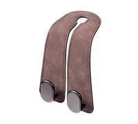Gancio Per Ripostiglio Su Schienale Sedile Auto - Organizzatore Universale In Pelle PU E Doppio Metallo - Gancio per poggiatesta auto | per gite, guida quotidiana, campeggio estivo, pendolarismo, picn