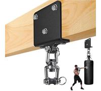 Gancio per sacco da boxe, supporto da soffitto per sacco da boxe, catene in acciaio, gancio girevole a 360 gradi, per adulti, appartamento, garage, allenamento, yoga, fitness