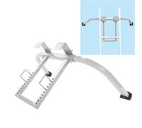 Gancio per Scala da Tetto, Stabilizzatore per Scala Gancio per Scala Gancio per Scala Gancio per Tetto Stabilizzatore per Scala in Acciaio Regolabile per Scala a Muro con Campata