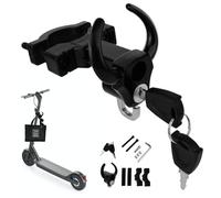Gancio per scooter elettrico, accessori per scooter elettrico, con serratura e chiave, gancio anteriore e scooter e accessori per scooter elettrico (L)
