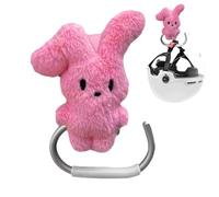 Gancio per scooter, ganci per passeggino per bambini | Gancio per passeggino multifunzione | Gancio per passeggino per coniglio cartone animato, organizer per borsa per passeggino in lega di alluminio