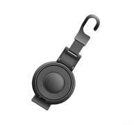 Gancio per sedile auto 3 in 1 per sospensione della tazza del telefono e della borsa, con meccanismo di bloccaggio semi-aperto stabile (nero)