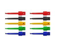 Gancio per servizio con clip a molla e punte precisione Piccola clip riparazione elettronica per accessori multimetro per analisi circuiti
