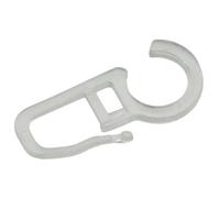 Gancio per tenda in PVC a spillo trasparente 10 pz Trasparente