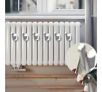 Gancio per termosifone per asciugamani, vestiti, sciarpe, da appendere fino a 55 kg, realizzato in robusto ABS, non richiede perforazione, salvaspazio, 8 pezzi