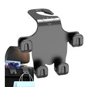Gancio per testa per seggiolino auto, portabagagli multifunzione per sedile posteriore, supporto per sedili auto, camion, SUV, borsa, cappotto, ombrelli, telefono