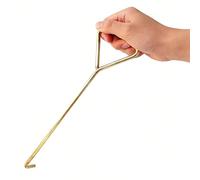 Gancio per Tombino Gancio per Chiusino in Ottone Heavy Duty Spessore 10mm, Strumento con Chiavi di Sollevamento per Copertura di Pompa di Sentina/Copertura di Scarico Tempesta(60 cm (23 5/8"))