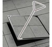 Gancio per tombino, Gancio per tombino Resistente con Maniglia Triangolare - attrezzo affilato per l'estrazione del Coperchio da 59" per scarichi pluviali Esterni, Sollevatore Multiuso per t