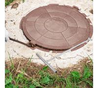 Gancio per tombino in acciaio inossidabile, sollevatore per fossa settica,