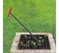 Gancio per Tombino Sollevamento Chiusini Griglie a Pavimento Gancio, 18" 26" 33" Chiusino Nero con Impugnatura a T, Attrezzo per Il Sollevamento di Coperchi di Fognature (Size : 86cm(33 7/8"))