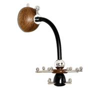 Gancio per utensili da cucina rotante a 360 gradi, gancio per utensili da | Scaffale multifunzionale da parete e soffitto da 23,9 cm, con base a ventosa da 5,8 cm, in acciaio inox resistente alla