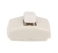 Gancio per visiera parasole ad alta resilienza, ideale per l'uso in auto, tra cui la popolare serie Mk4 e (grigio)