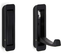 Gancio Pieghevole Appendabiti Da Parete Nero PANAMA 80 X 20/61 MM