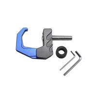 Gancio pieghevole for motocicletta, gancio for artiglio, gancio for casco da moto in alluminio CNC resistente, gadget, porta guanti, scooter, portabottiglie(Blue)