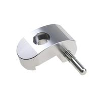 Gancio pieghevole in lega di alluminio rinforzato compatibile con la cerniera di blocco di ricambio compatible with scooter elettrico Xiaomi M365 1S Pro Gancio pieghevole rinforzato(Silver)