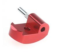 Gancio pieghevole in lega di alluminio rinforzato compatibile con la cerniera di blocco di ricambio compatible with scooter elettrico Xiaomi M365 1S Pro Gancio pieghevole rinforzato(Red)