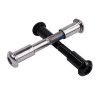 Gancio Pieghevole Nero Per Riparazione Cerniera Vite Fissa In Acciaio Indurito