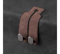 Gancio Poggiatesta Auto per Opel Frontera 2024 2025 2026, Ganci Doppi Sedile Posteriore Dell'auto Seat Back Storage Hook Accessori Auto, 2pcs Brown