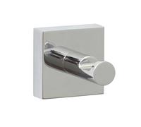 Tesa Ekkro Appendi Asciugamani, Metallo Cromato Lucido, Autoadesivo, Tecnologia di Montaggio Adesiva, 50mm x 50mm x 63mm