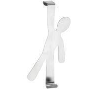 Wenko Gancio per porta a forma di ragazzino – Acciaio INOX opaco antiruggine 7×15×2,5 cm