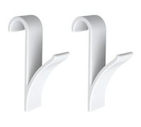 Gancio porta asciugamani Wenko plastica bianco 2 pz Bianco