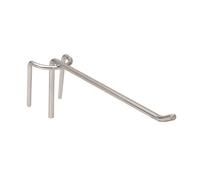 Gancio porta blister semplice in acciaio cm.35 per griglie espositive per append