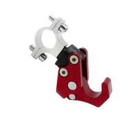 Gancio portaoggetti for casco da motocicletta, gancio portaoggetti for borsa da viaggio, lega di alluminio, compatibile con motocicletta elettrica, bicicletta, scooter(Red)