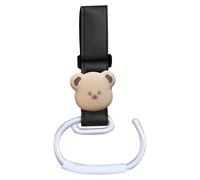 Gancio portaoggetti per passeggino | cinghie multifunzione per passeggino in alluminio, clip a forma di orso, gancio speciale portatile per passeggino e passeggino