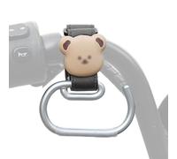 Gancio portaoggetti per passeggino,gancio per borsa passeggino | Gancio speciale per orsetto per passeggino portatile in alluminio,per passeggino Organizer Gancio grande per la borsa della mamma