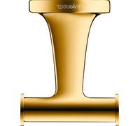 Gancio per asciugamani Duravit Starck T, doppio, 009930, Colorazione: Oro lucido
