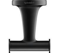 Duravit Starck T Crochet pour serviette, double, 0099304600, 0099304600, Colorazione: Nero opaco