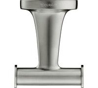 Gancio per asciugamani Duravit Starck T, doppio, 009930, Colorazione: acciaio inossidabile spazzolato