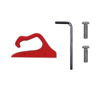 Gancio portatile compatible with maniglia, borsa, parte anteriore, gancio compatible with viti e strumenti di stoccaggio compatible with scooter elettrici Xiao-mi Mijia M365/M187/Pro pro2(Red)