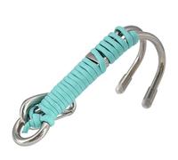 Gancio Reef in acciaio inox - Spina -Diving Clip di sicurezza con Tether, di ancoraggio ad anello | Attrezzatura sicura per Adventure Photography subacquea esplorazione attrezzatura da viaggio