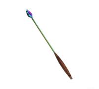 Gancio rivestito in titanio, 29 cm, per acqua dolce | Lunghezza 29 cm, acciaio inossidabile rivestito in titanio, antiruggine, sicuro per acqua salata, accesso profondo alla gola