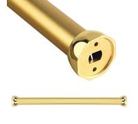 Gancio rotondo in oro opaco con tappi terminali rimovibili per vestiti lungo 90 cm (35 3/8") Barra portasciugamani per doccia elegante armadio nizer