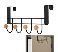 Gancio sopra la porta - Cappellaio sopra la porta, spazio stabile: ganci per porta di salvataggio | Porta asciugamani in ferro, shaperrokroom, resistente alla ruggine, per ingresso cucina, bagno