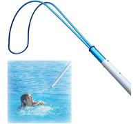 Gancio telescopico di salvataggio con manico antiscivolo per bagnini e piscine, si estende fino a 6 m per facilitare il salvataggio dell'acqua e l'insegnamento