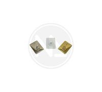 Gancio Tenda Bris Bris Rettangolare In Acciaio Colore Oro (50 Pz)